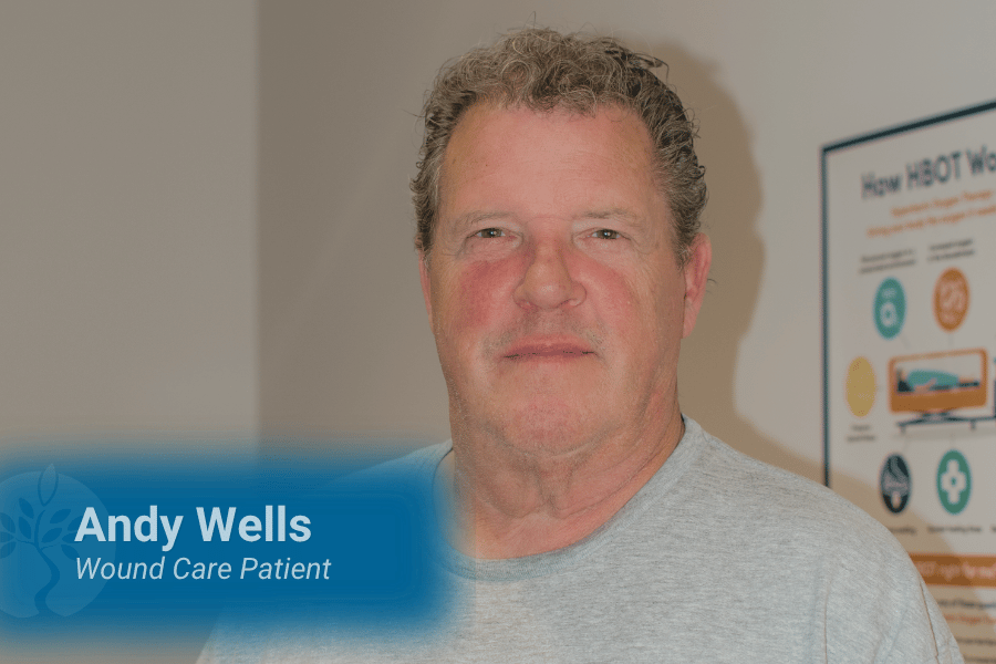 Andy, Wound Care Patient