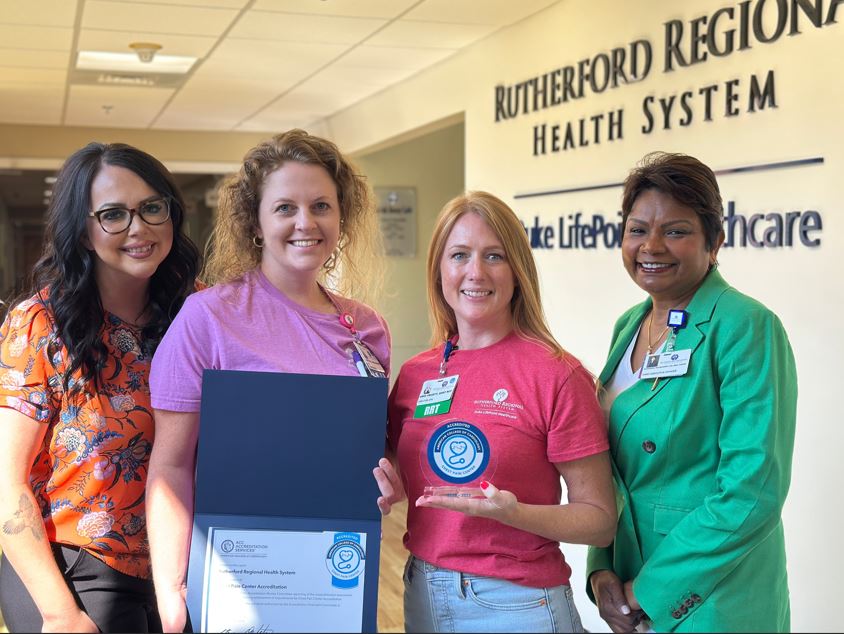 Rutherford Regional Health System Re-accredited as a Chest Pain Center