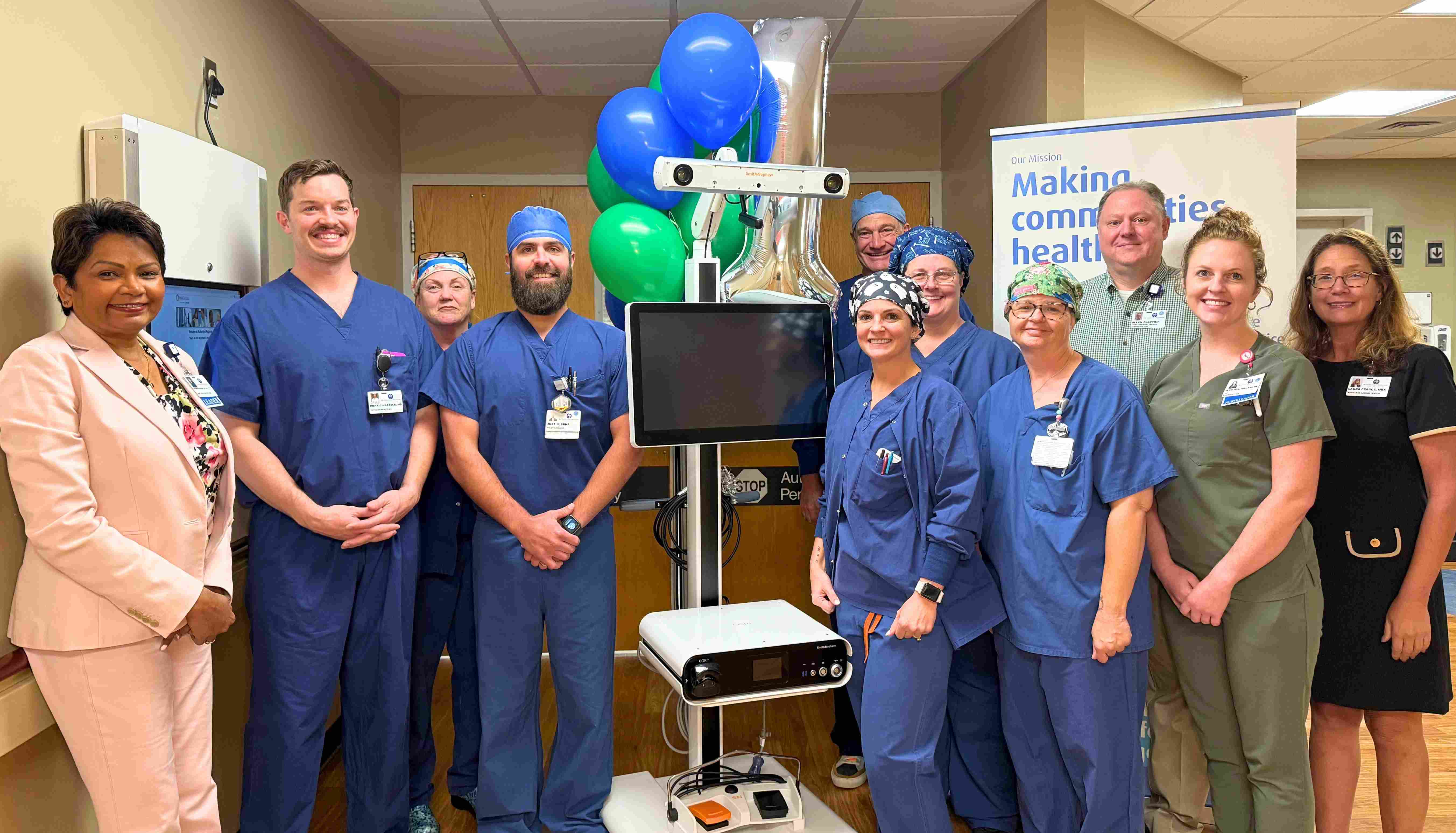 Rutherford Regional Completes First Robotic-Assisted Knee Replacement Surgery