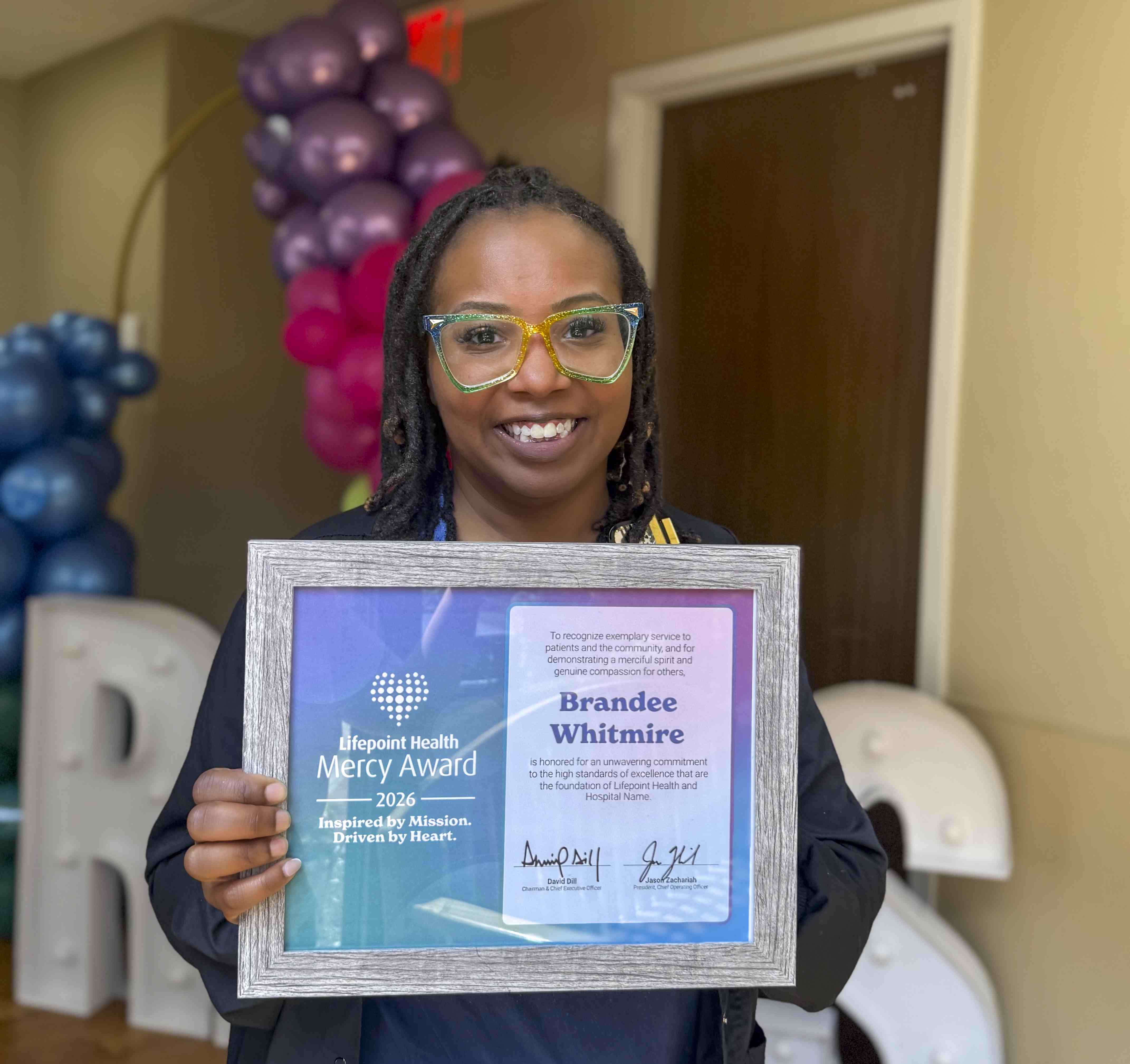 Rutherford Regional Names 2026 Mercy Award Winner, Brandee Whitmire