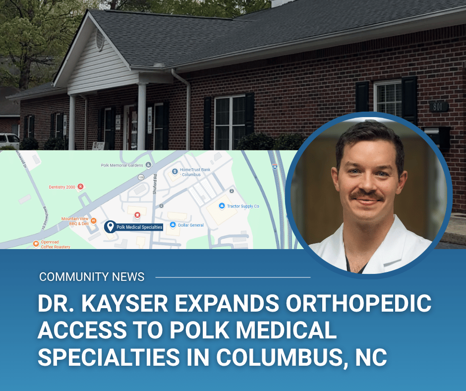 Dr. Dietrich Kayser Expands Orthopedic Access to Polk County