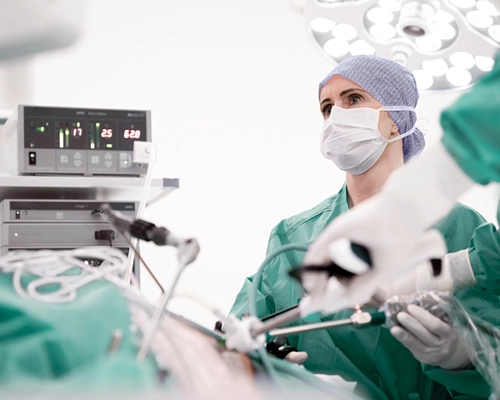 Surgeon operating
